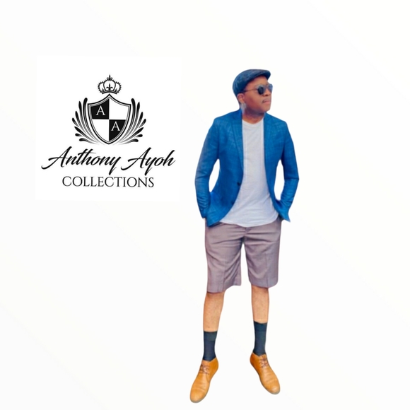 Handcrafted Men’s Dress Shorts - Picture 3 of 3